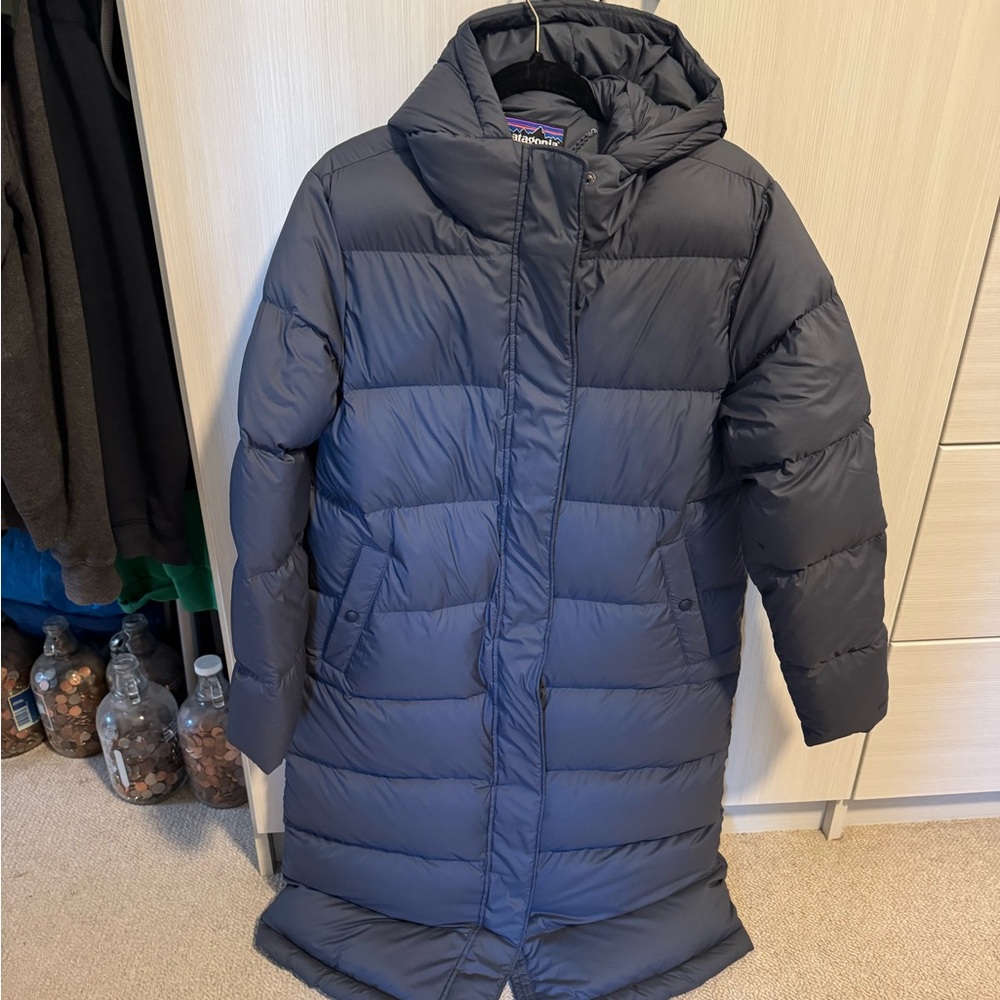 Patagonia Midnight Blue Silent Down Coat